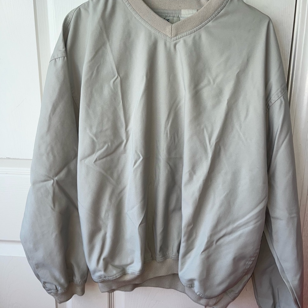 Tan crew neck